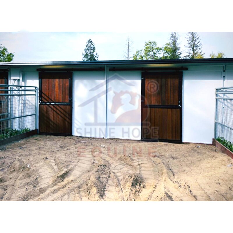 Wooden Metal Horse Barn Door Manufacturer - OEM Regular Dimension Exterior Durable Paddock