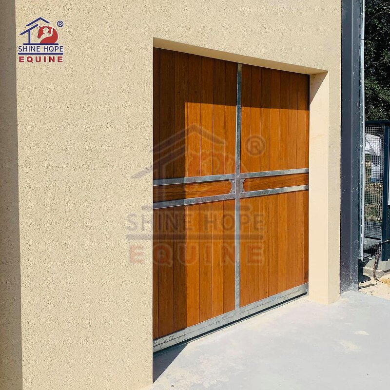 Horse Barn End Doors Manufacturer - OEM New Condition Bamboo Wooden Dutch Double Sliding