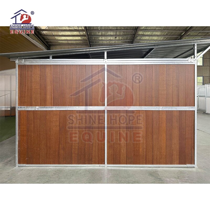 Wood Horse Shelter Factory - OEM Covered Horse Corral Portable Equine Housing