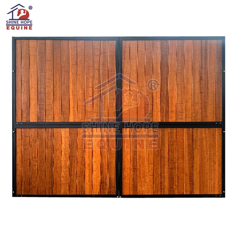 Horse Stable Doors Manufacturer - OEM New Farm Equestrian with Sliding Door Steel Roof