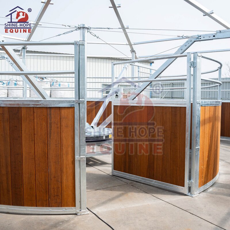 Horse Walker Trainer Manufacturer - OEM Equine Health Strong Machine Exercise with Fence