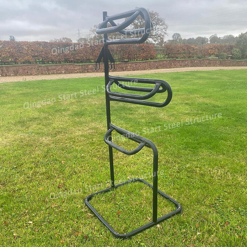 Three Tier Saddle Rack Manufacturer - OEM Heavy Duty Rotatable Stand