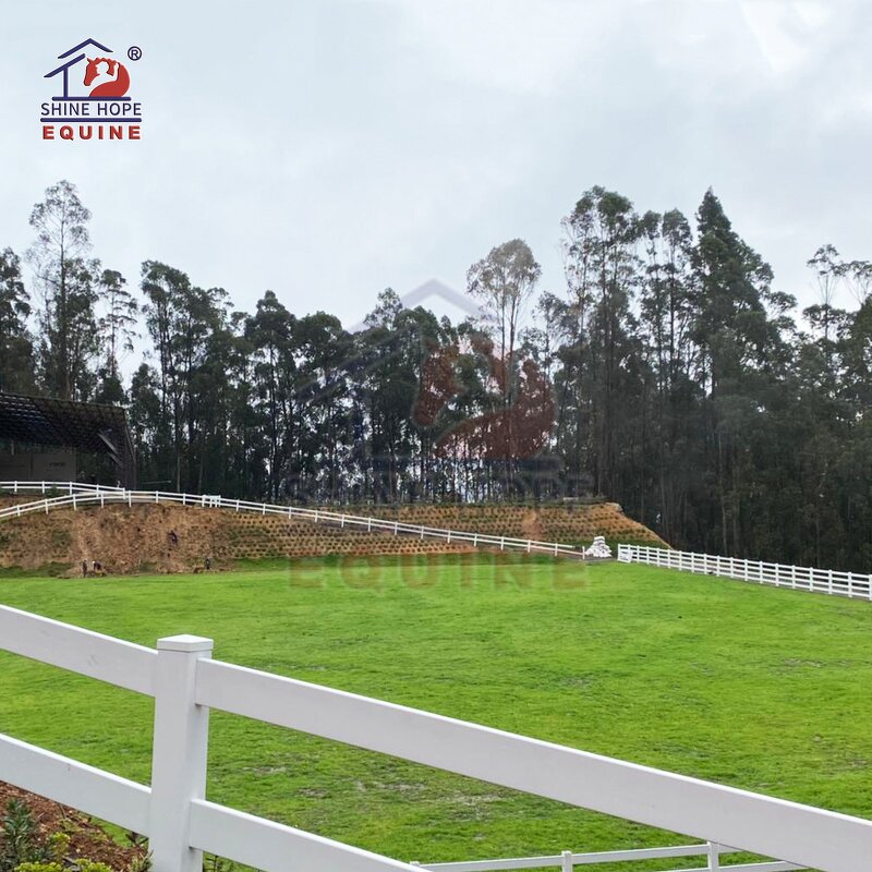 PVC Farm Fence Factory - OEM High Quality Factory Directly 3 Rails Farm Horse