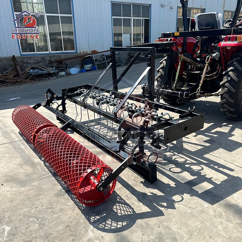 Horse Arena Leveller Factory - OEM Arena Machine Red Color Arena Levelling
