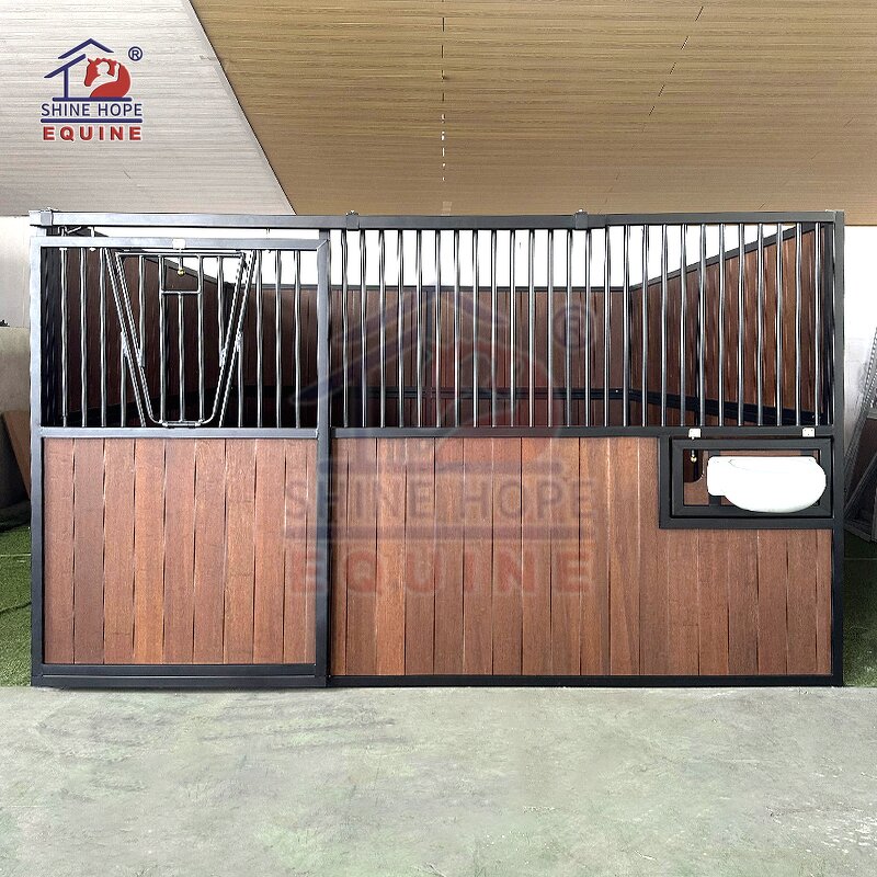 Permanent Run in Shed Manufacturer - OEM Outside Horse Stall Stable Panels Farm