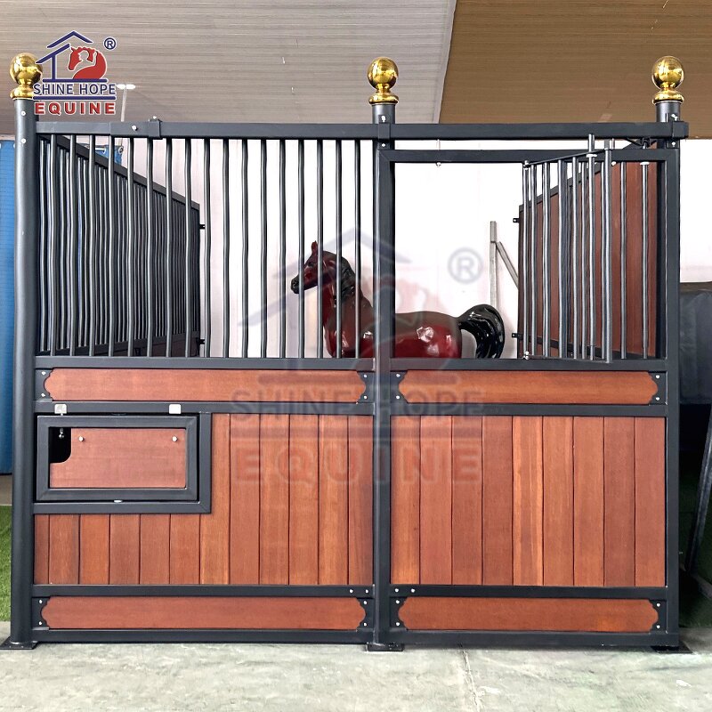 Western Saddle Stall Factory - OEM New Condition Wall Panels Stands Pallet Packing