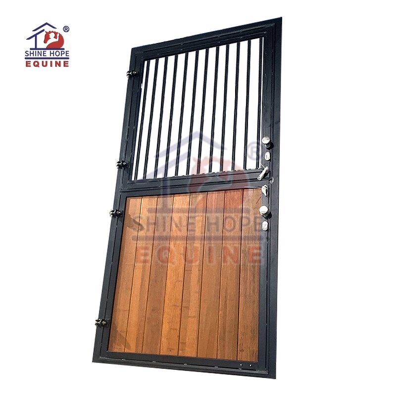 Wooden Metal Paddock Door Factory - OEM Regular Dimension Exterior Durable Barn Door