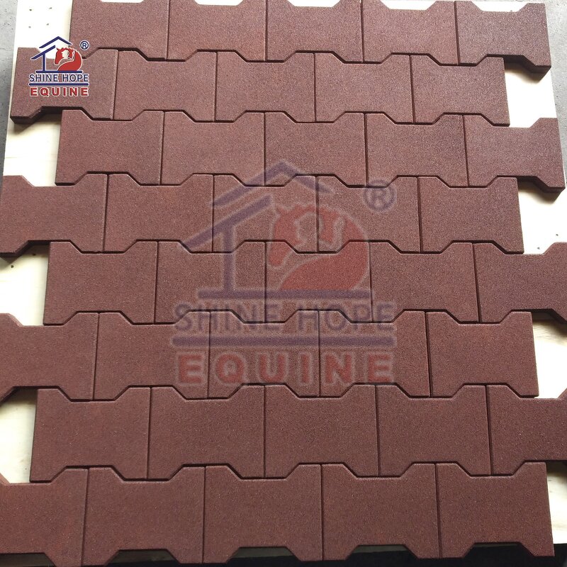 Outdoor Dog Bone Rubber Flooring Manufacturer - OEM Recycled Rubber Flooring Tile Paver