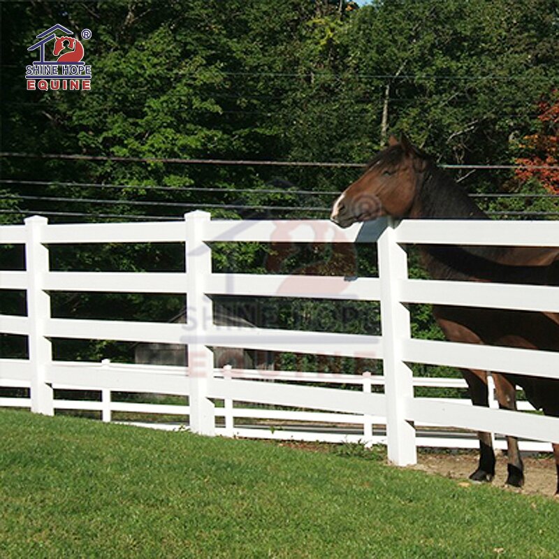 Vinyl PVC Horse Round Pen Factory - OEM UV Resistant Farm Fence