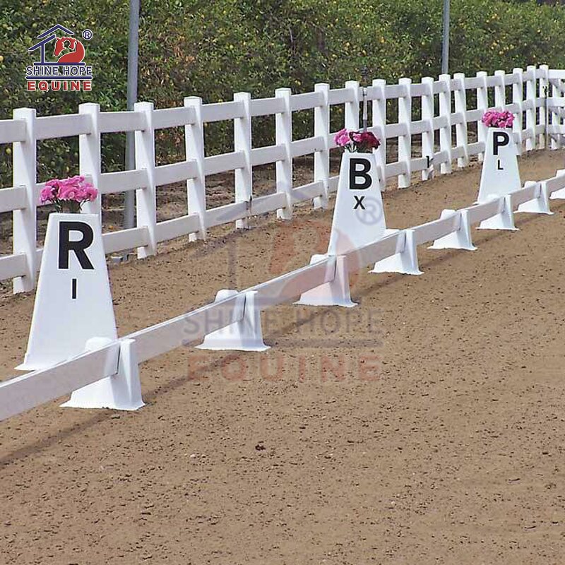 Movable Dressage Arena Manufacturer - OEM UV Resistant White HDPE for Dressage Riding