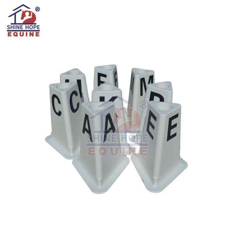 Dressage Arena Letters Markers Manufacturer - OEM White UV Resistant Letter Markers