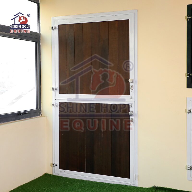 Wooden Metal Horse Barn Door Manufacturer - OEM Regular Dimension Exterior Durable Paddock