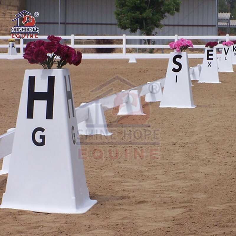 Dressage Arena Letters Markers Manufacturer - OEM White UV Resistant Letter Markers