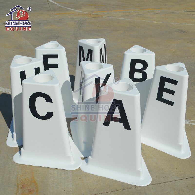 Dressage Arena Letters Markers Manufacturer - OEM White UV Resistant Letter Markers