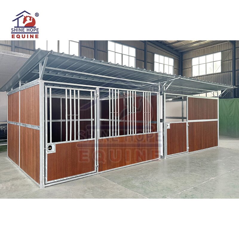 Permanent Run in Shed Factory - OEM Outside Horse Stall Stable Panels Horse Shelter
