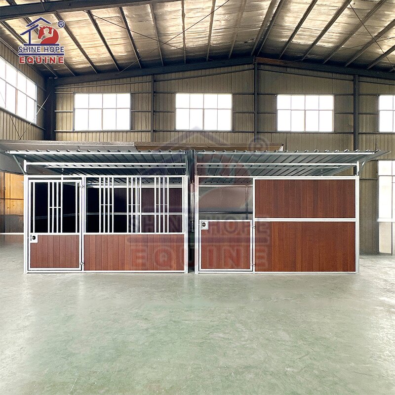 Portable Horse Shelter Factory - OEM 1212 Horse Shed Row Barn Portable Stall Panels