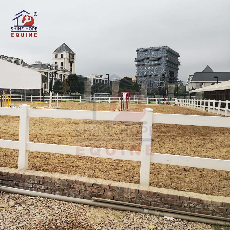PVC Rail Horse Fence Manufacturer - OEM 5-Inch White UV Resistant Horse Products