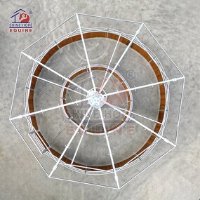 Horse Training Walker Machine Manufacturer - OEM Steel Heavy Duty with Charged Pushers Sprinkler