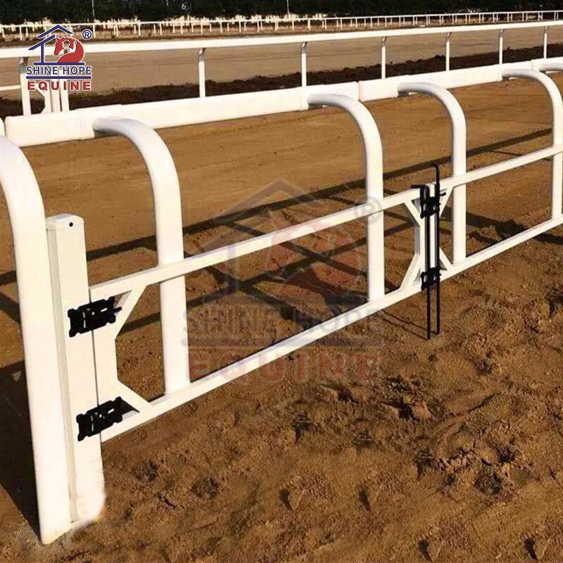 Vinyl Horse Running Rails Manufacturer - OEM High Quality UV-resistant Racing Track Rail
