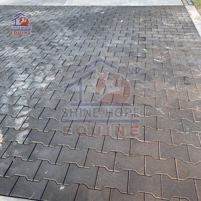 Outdoor Dog Bone Rubber Flooring Manufacturer - OEM Recycled Rubber Flooring Tile Paver