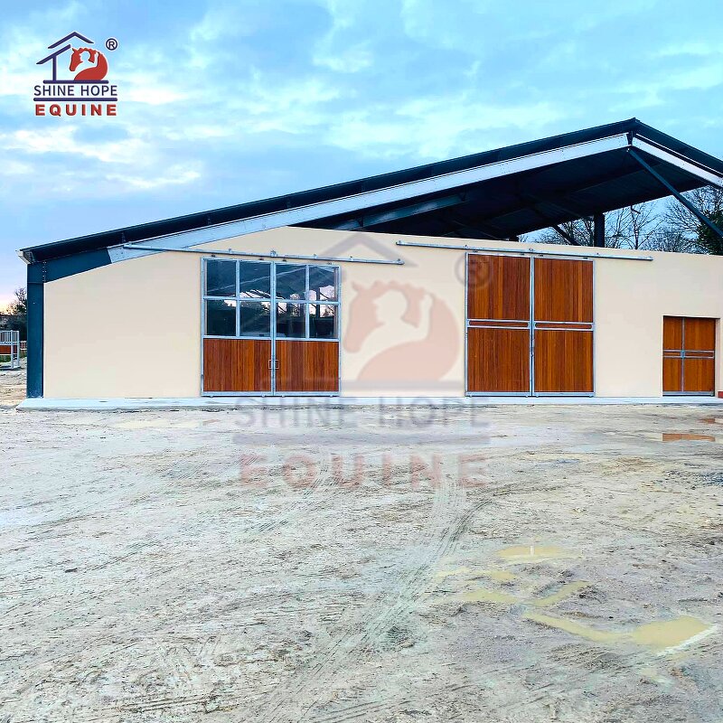 Equine Horse Barn Door Manufacturer - OEM Hot Dip Galvanized Powder Coated Bamboo Metal