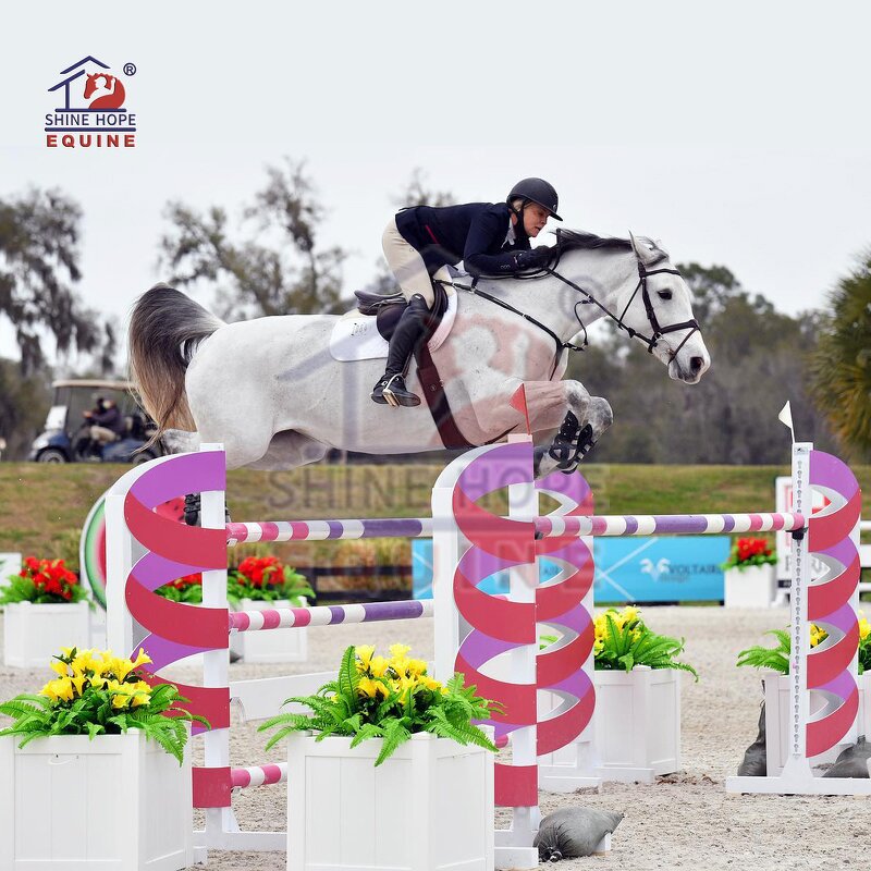 Outdoor Show Jump Accessories Manufacturer - OEM Horse Show Jump Arena Artificial Flower Box