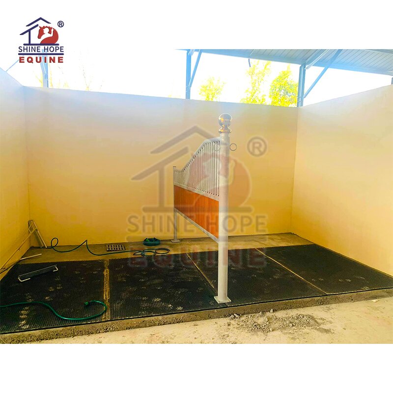 Horse Wash Stall Manufacturer - OEM Horse Stable with Optional Washroom Hose