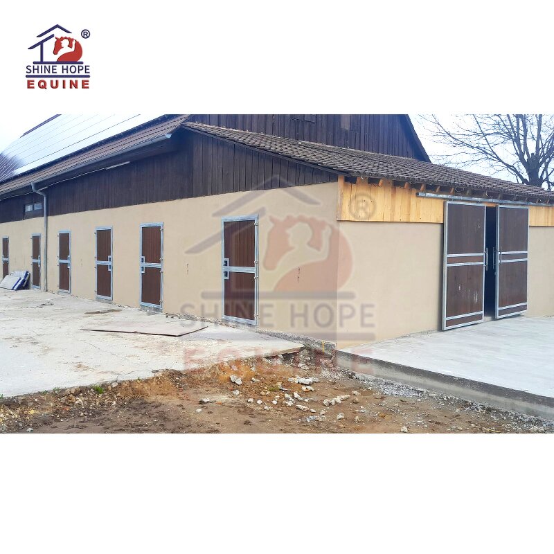 Horse Barn Dutch Door Factory - OEM Horse Stable Lower Cheap Portable End Double Paddock