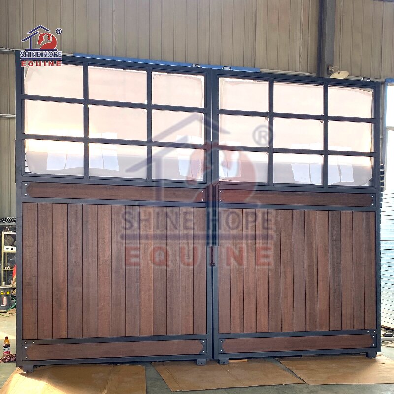 Horse Barn End Doors Manufacturer - OEM New Condition Bamboo Wooden Dutch Double Sliding