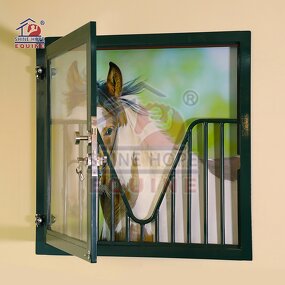 Horse Stall Hinged Windows Factory - OEM Factory Supply Steel Prefab Bamboo Infill