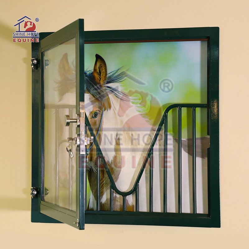 Horse Stall Hinged Windows Manufacturer - OEM Factory Supply Steel Prefab Bamboo Infill