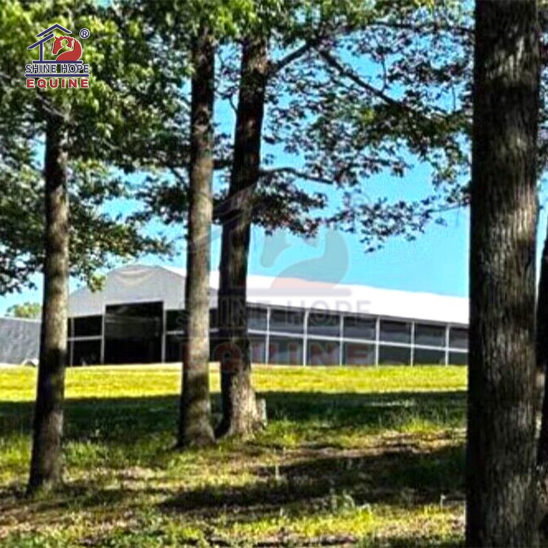 Mobile Horse Barn Manufacturer - OEM Customized Galvanized Portable Stalls with Roof