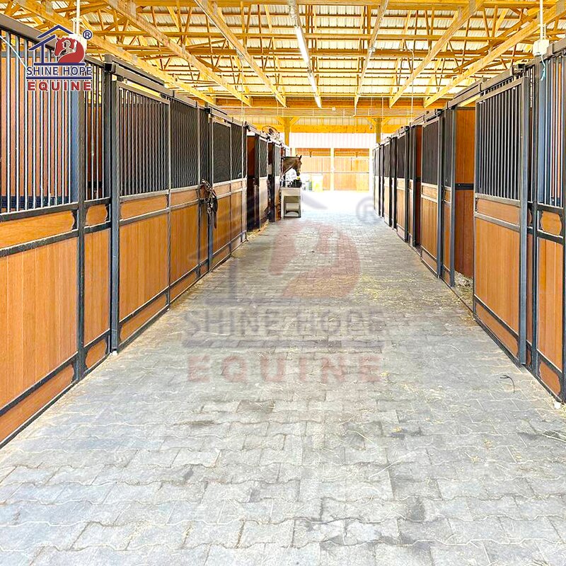 Steel Horse Stalls Manufacturer - OEM Outdoor Hot Dip Galvanized Barn Equipment