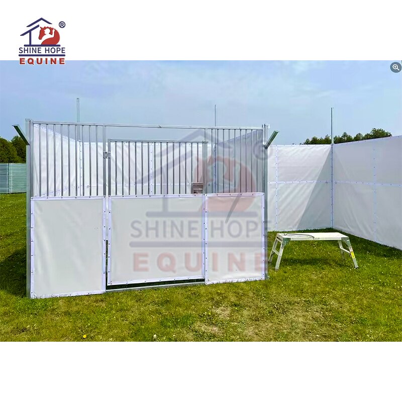 Portable Horse Barn Manufacturer - OEM New Stable Panel Storage Buildings Stall Front