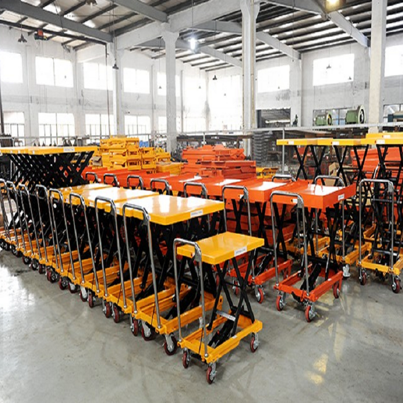 Trolley Lift Table Factory - OEM Custom 200kg Warehouse Hydraulic Table