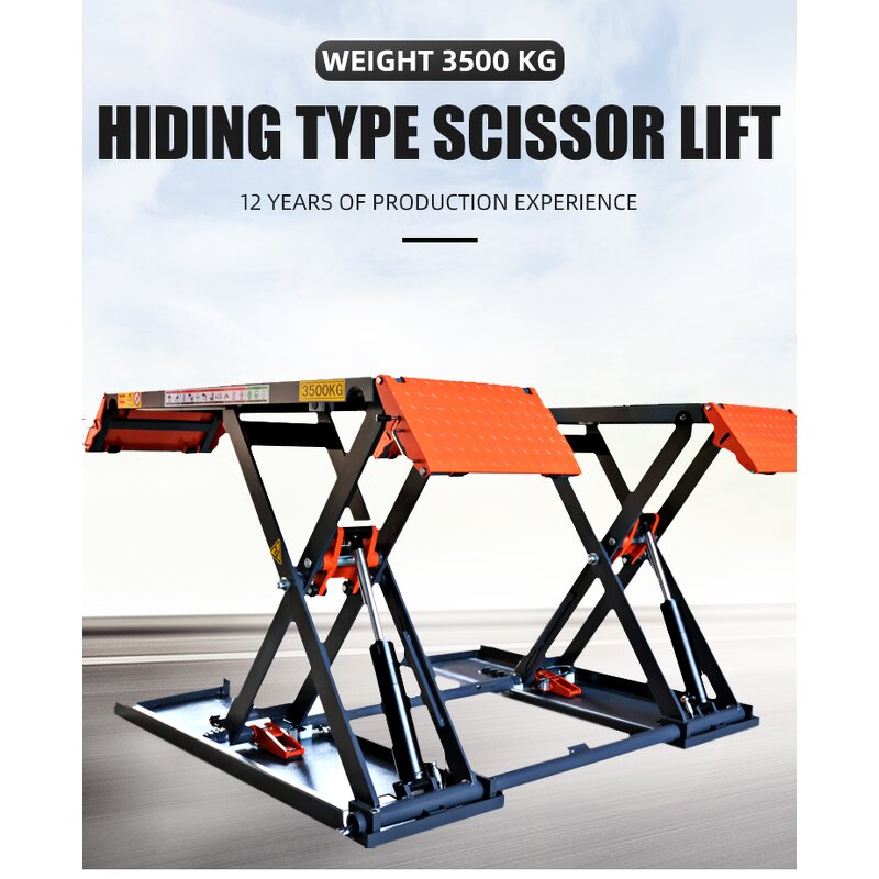 Scissor Car Lift Factory - OEM Custom 3500kg High Quality Hydraulic Lift