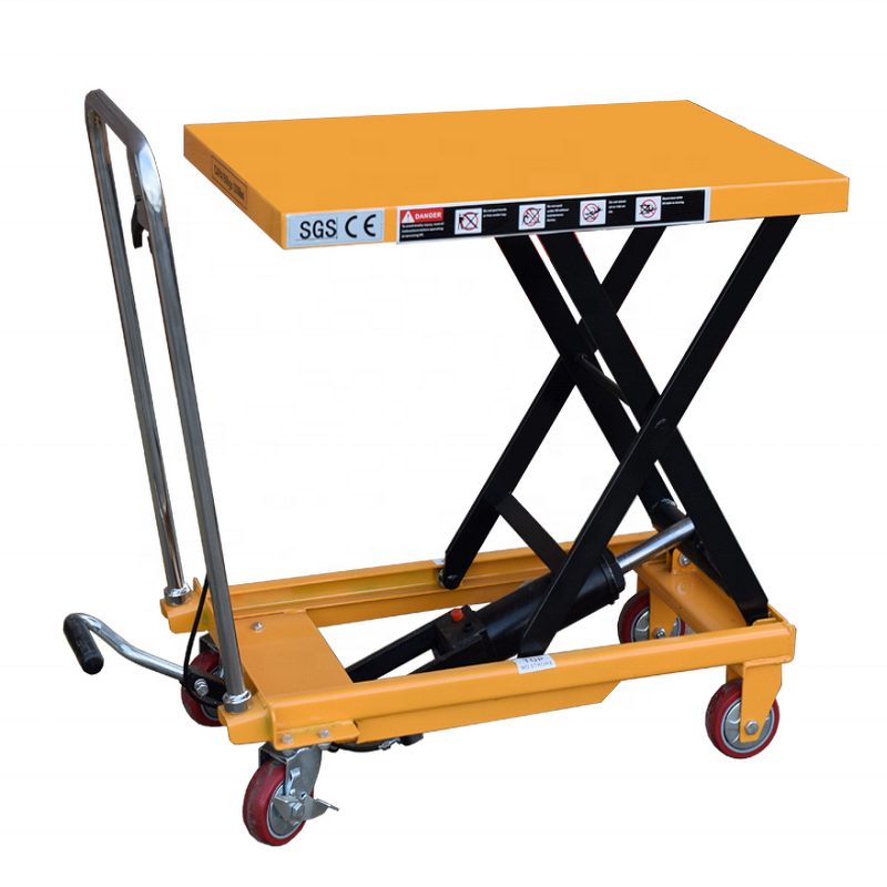 Trolley Lift Table Factory - OEM Custom 200kg Warehouse Hydraulic Table