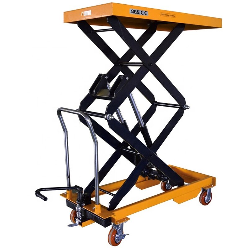Trolley Lift Table Manufacturer - OEM Custom Manual Hydraulic Loading Table
