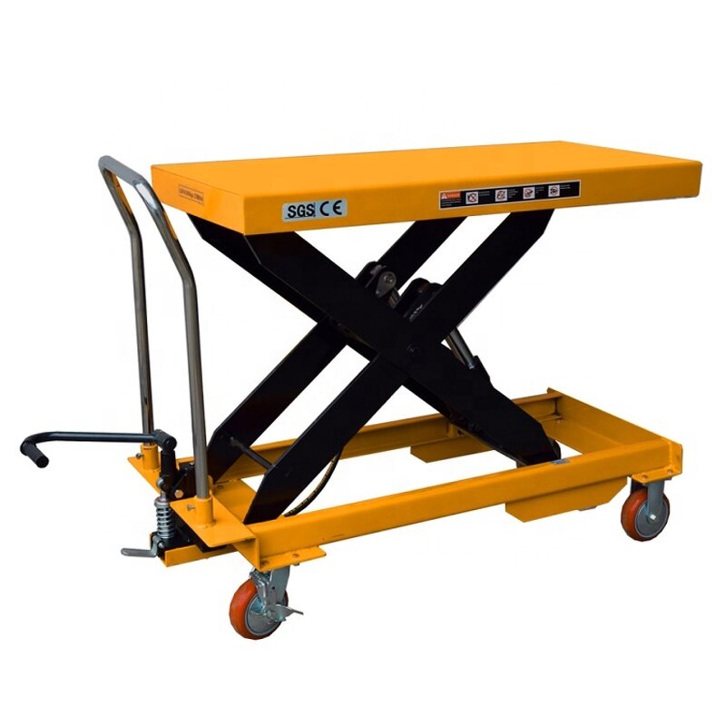 Trolley Lift Table Manufacturer - OEM Custom Manual Hydraulic Loading Table