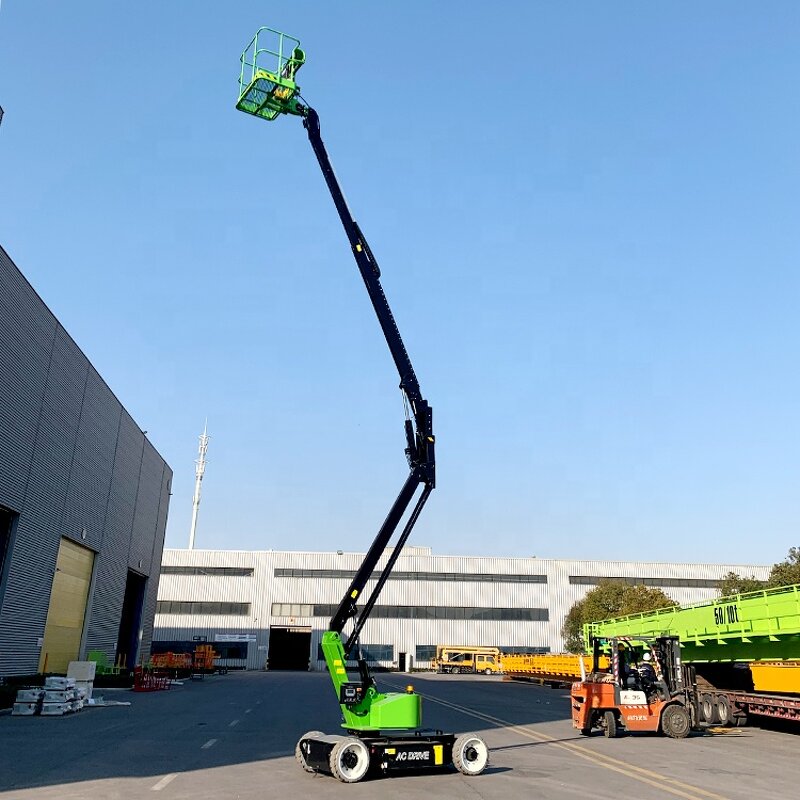 Self Propelled Electric Boom Lift Manufacturer - OEM 16 m Wheel Articulated Cherry Picker