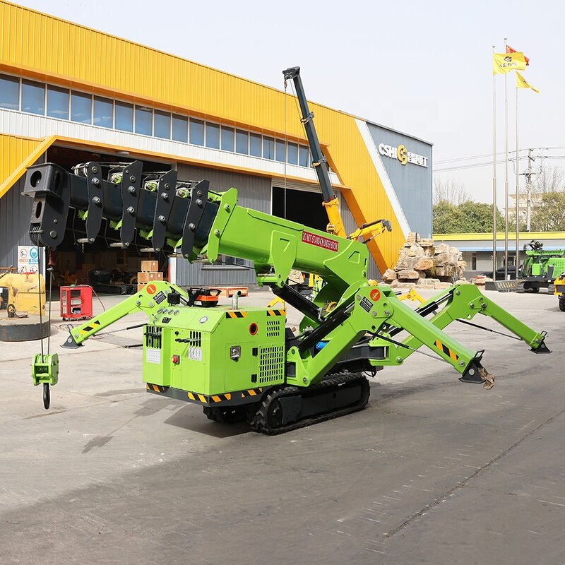Portable Spider Crane Factory - OEM 3 Ton Light Powerful Small Construction Crawler