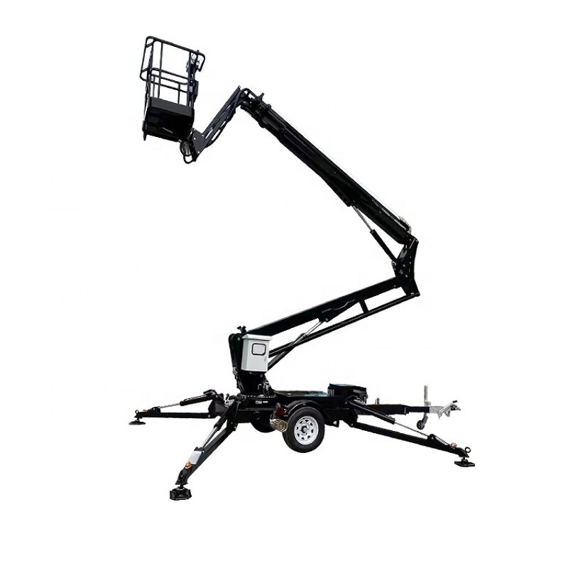 Portable Towable Articulated Boom Lift Factory - OEM 12-18m Aerial Work Platform