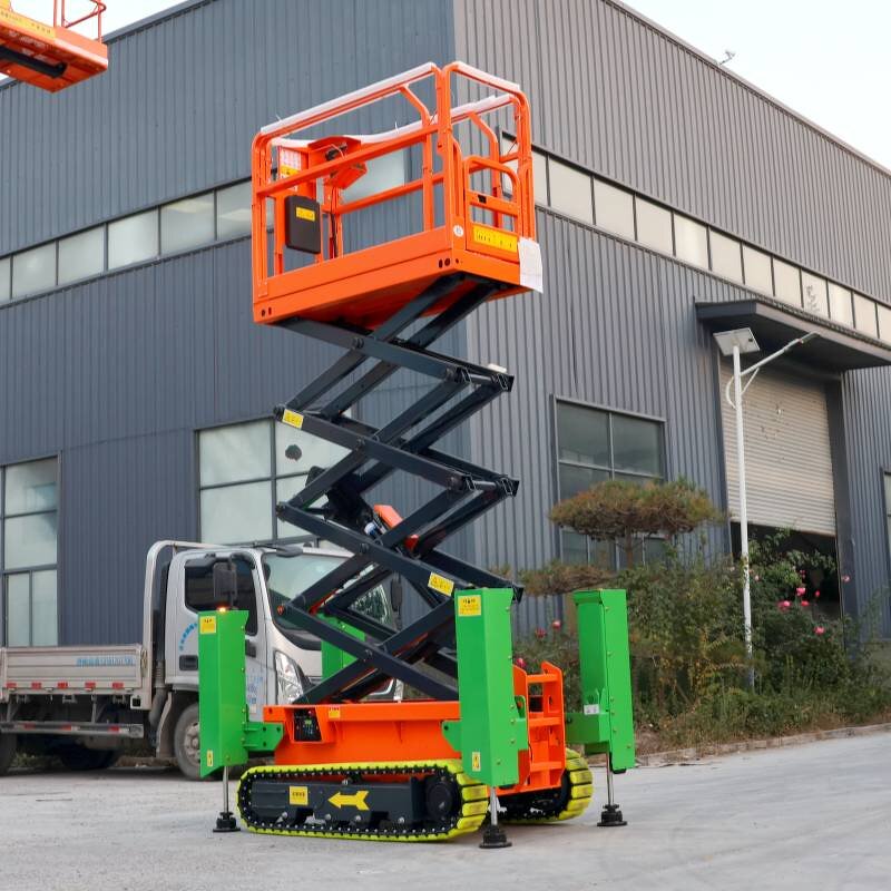 Electric Rough Terrain Scissor Lift Manufacturer - OEM Spot Supply CE ISO 6-12m Self-propelled
