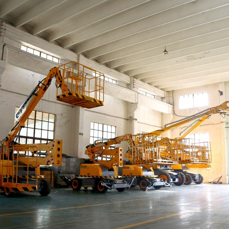 Compact Articulated Boom Lift Manufacturer - OEM 24M Electric Boom Man Lift Platform