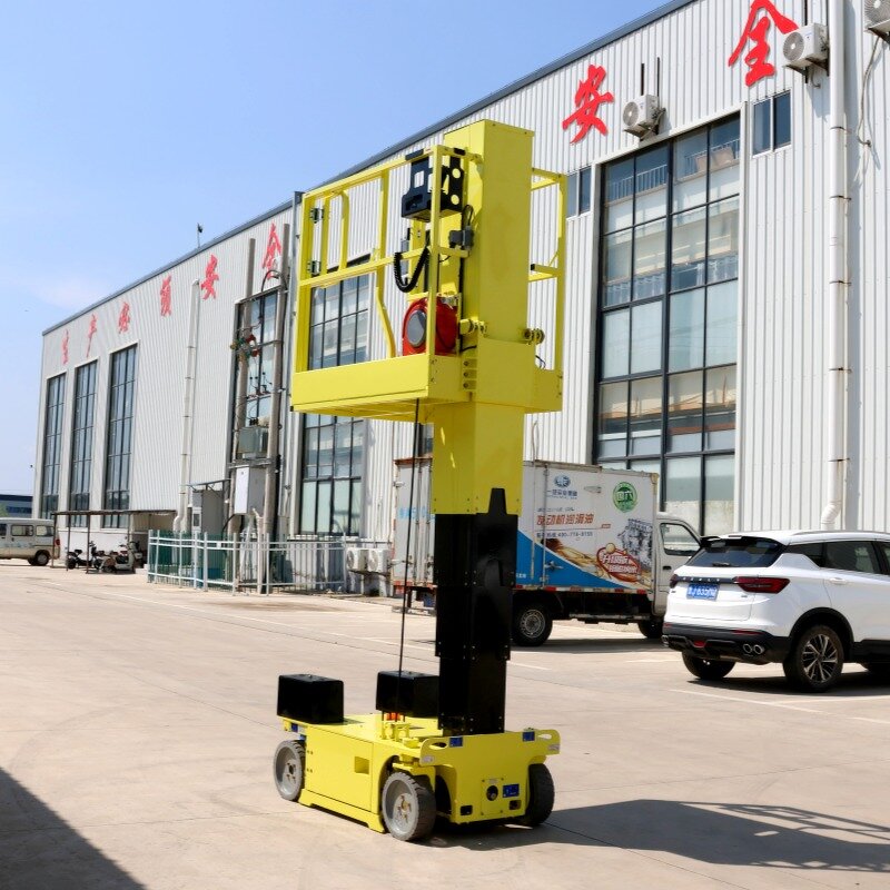 Self-Propelled Vertical Mast Platform Factory - OEM 11M Jib Electric Lift Retail Restaurant