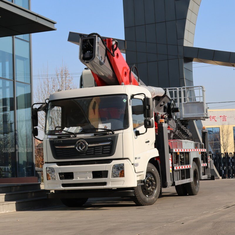 Aerial Work Platform Truck Manufacturer - OEM with Crane Bucket Mobile Hydraulic Cage
