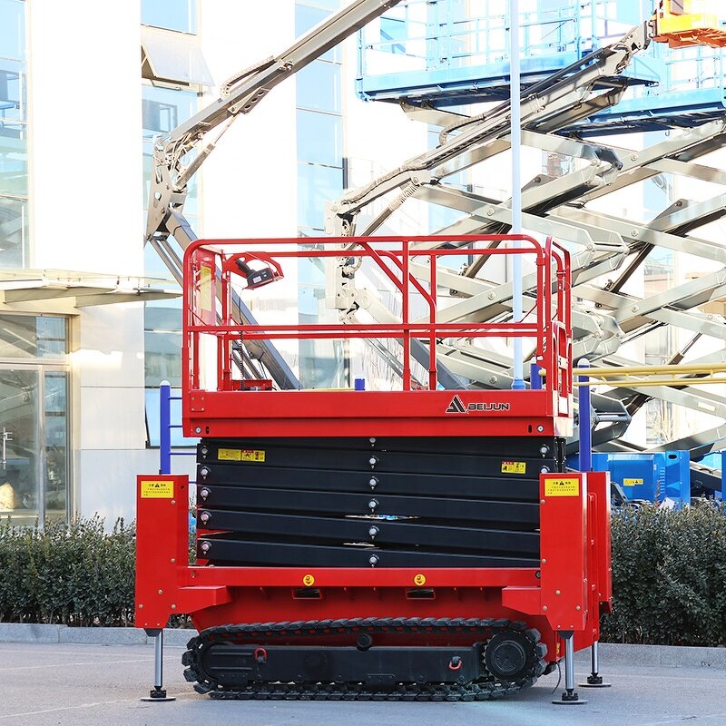MINI Tracked Scissor Lift Manufacturer - OEM Self Propelled Aerial for Narrow Building