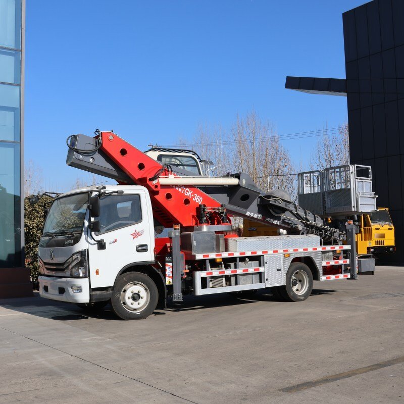 Telescopic Boom Man Lift Truck Manufacturer - OEM Platform Bucket Mounted High-altitude