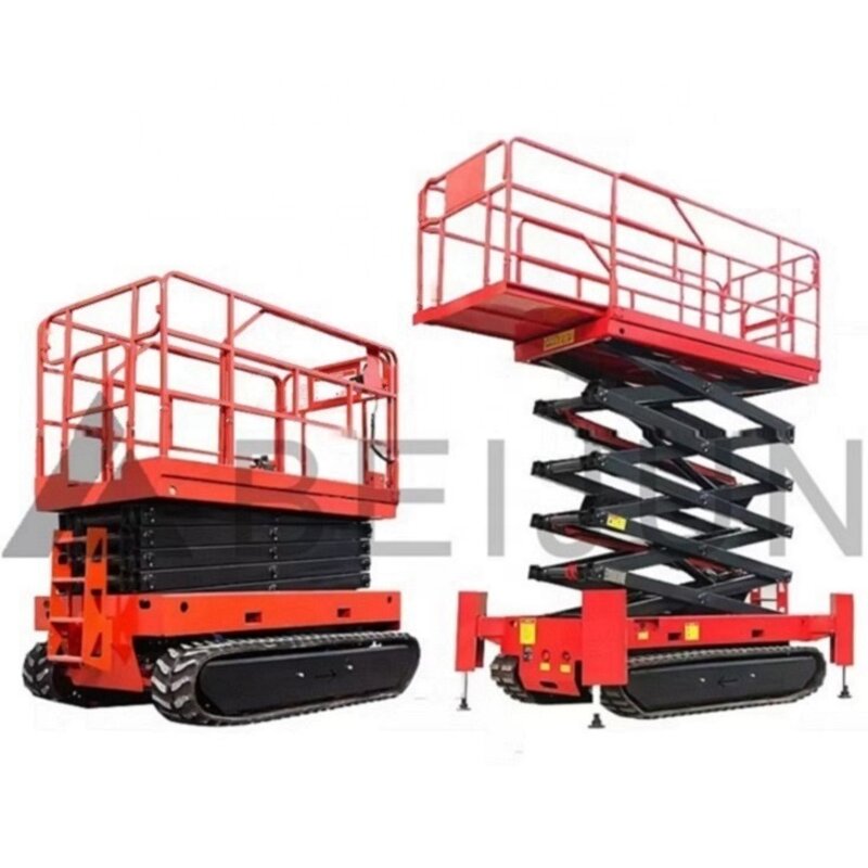 MINI Tracked Scissor Lift Manufacturer - OEM Self Propelled Aerial for Narrow Building
