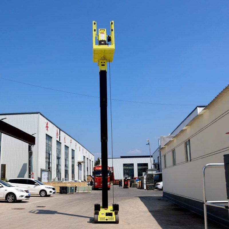 Self-Propelled Vertical Mast Platform Factory - OEM 11M Jib Electric Lift Retail Restaurant